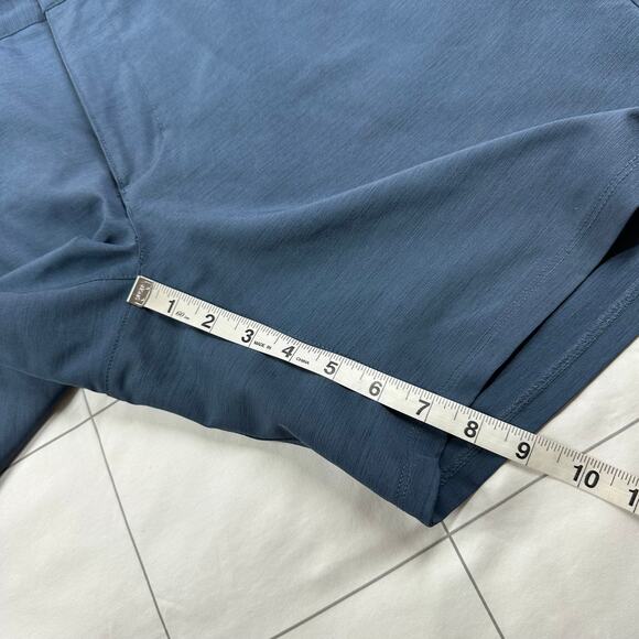 Bylt Kinetic Shorts Mens 34 Blue Basic Performance Golf Athletic Stretch Casual - Picture 11 of 13